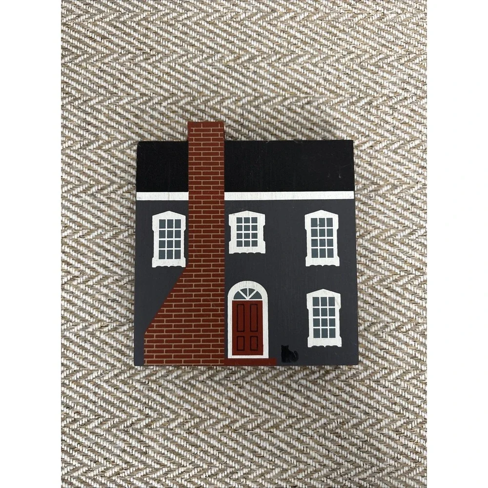 The Cats Meow Bennington Hull House Series Signed 1986 Shelf Sitter